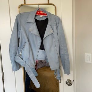 Suede Motorcycle Jacket